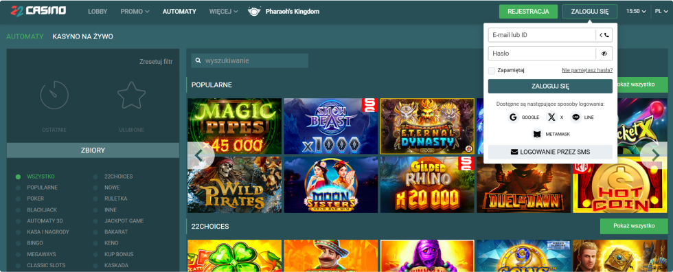 22Casino Automaty Online 22Casino Automaty Online
